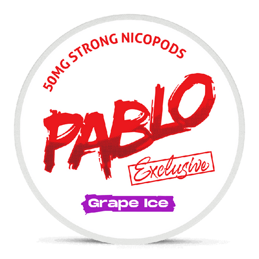 Pablo Grape Ice 30mg Nicotine Pouches – Wholesale & Bulk Supply