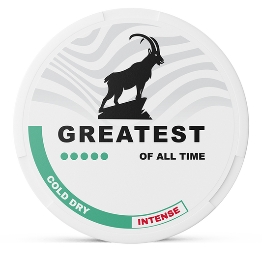 GREATEST Greatest Cold Dry Intense 16mg Nicotine Pouches – Wholesale & Bulk Supply