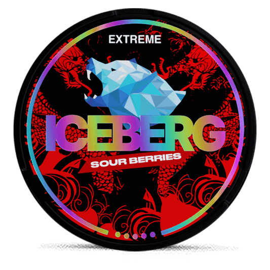 Iceberg Sour Berries 30mg Nicotine Pouches – Wholesale & Bulk Supply