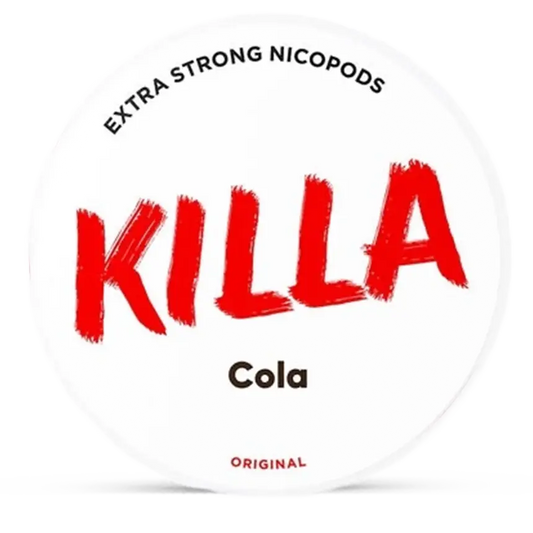 Killa Cola 16mg Nicotine Pouches – Wholesale & Bulk Supply
