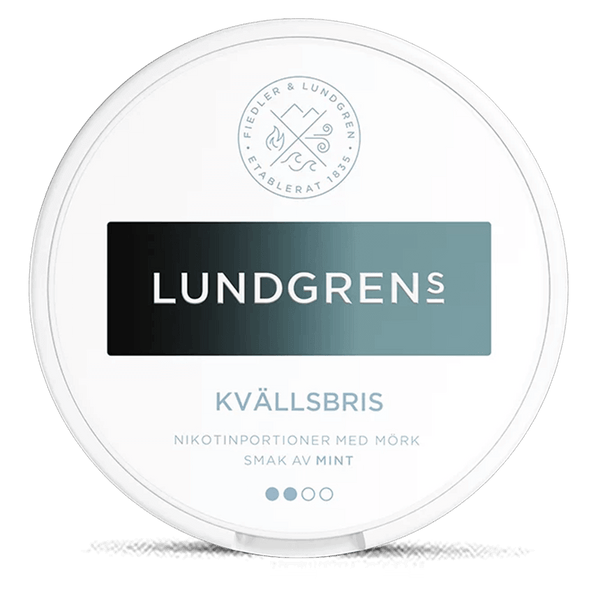 LUNDSGRENS Kvällsbris Mint 8mg Nicotine Pouches – Wholesale & Bulk Supply