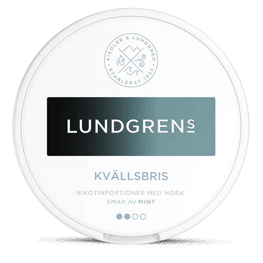 LUNDSGRENS Kvällsbris Mint 8mg Nicotine Pouches – Wholesale & Bulk Supply