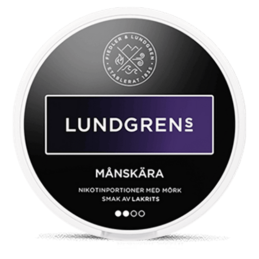 LUNDSGRENS Månskära Licorice 8mg Nicotine Pouches – Wholesale & Bulk Supply