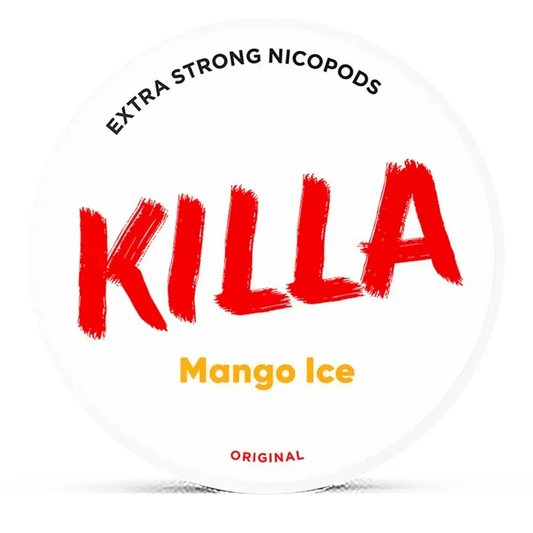 Killa Mango Ice 16mg Nicotine Pouches – Wholesale & Bulk Supply