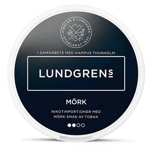 LUNDSGRENS Mörk Tobacco 8mg Nicotine Pouches – Wholesale & Bulk Supply