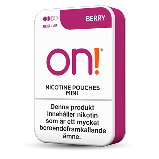 ON! Berry 3mg Nicotine Pouches – Wholesale & Bulk Supply