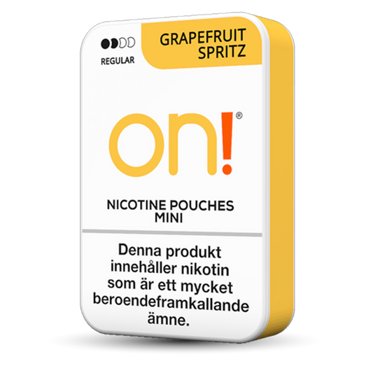 ON! Grapefruit Spritz 3mg Nicotine Pouches – Wholesale & Bulk Supply