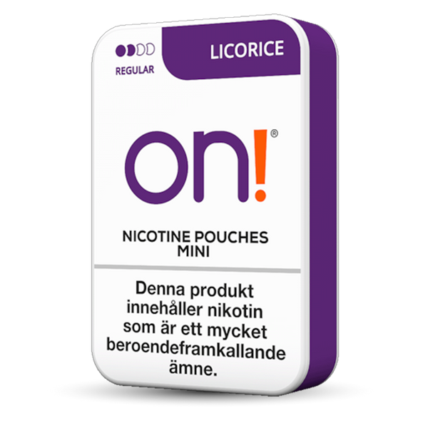 ON! Licorice Nicotine Pouches – Wholesale & Bulk Supply