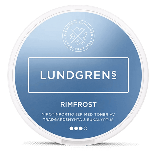LUNDSGRENS Rimfrost Mint 10mg Nicotine Pouches – Wholesale & Bulk Supply