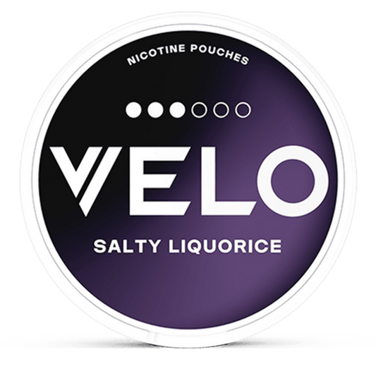 VELO Salty Licorice Nicotine Pouches – Wholesale & Bulk Supply