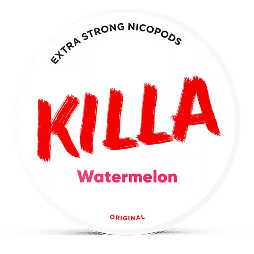 Killa Watermelon 16mg Nicotine Pouches – Wholesale & Bulk Supply