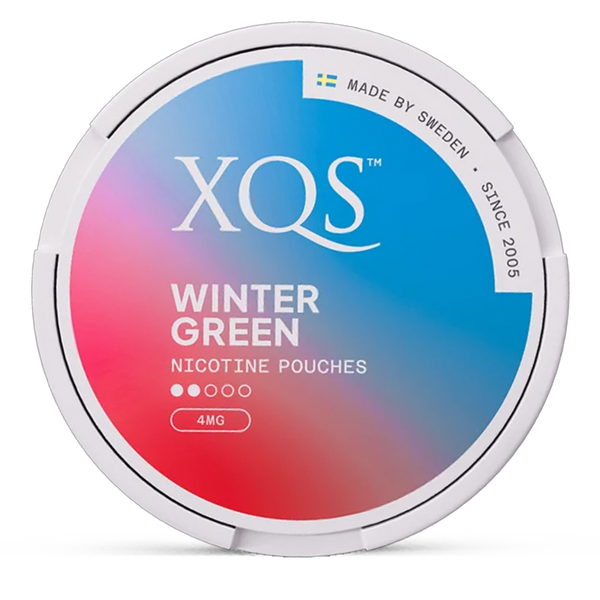 XQS Wintergreen Nicotine Pouches – Wholesale & Bulk Supply